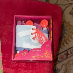 Unopened Our Generation Blue Roller Skates for Dolls